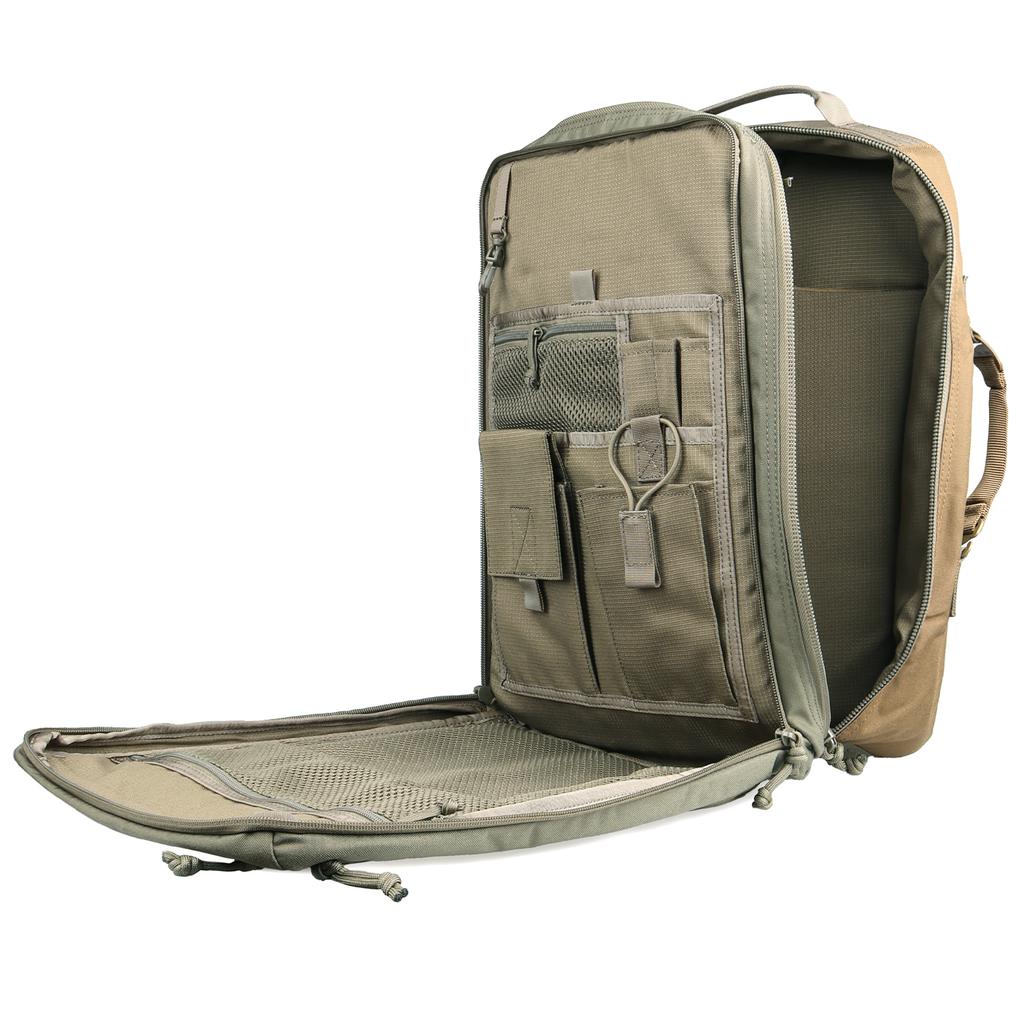 Vancefly Hybrid Briefcase Backpack Smoke Grey-Black