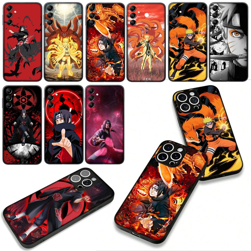 Чехол для телефона Naruto Акацуки Учиха Итачи для Samsung Galaxy A36 A17 A26 A07 A35 A54 A53 A13 A33 A34 S8 S9 S20 S21 FE S10 Plus
