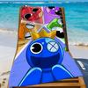 Игровой R-Rainbow Friends-S Полотенце Спортивное Быстросохнущее Туристическое Кемпинговое Снаряжение Песозащитное Мягкое Легкое Большое Пляжное Полотенце