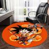 Dragon Ball Z Goku Chair Mat Round Carpet - Anime Decor for Home Office Living Room Bedroom Gift0483b