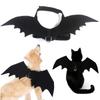 With Traction Rope Hook Party Dress Cosplay Prop Halloween Dog Cat Bat Wings Pet Costume