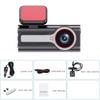 2''IPS Dash Cam 3way Driving Recorder Reversing Image Night Vision Fill-In Light HD 1080P Wide-Angle Dvr Car Charge Black Box