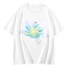 Women's Casual Printed T-Shirt Round Neck Pullover Short Sleeve Top