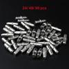 24/ 48/96 pcs 5mm Shelf Support Pegs, Metal Shelf Pegs, Silver Bookshelf Pegs Nickel Plated Shelf Pins Holders
