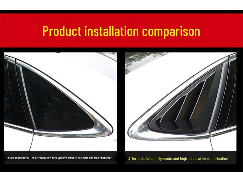 Задние жалюзи/Спойлер-воздухозаборник для Roewe I6/Ei6/I6Plus Треугольное окно