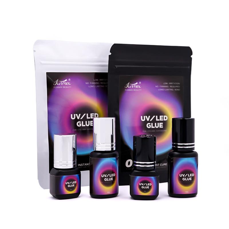 0,5S Schnelltrocknender UV-Kleber Klebstoff für Wimpernverlängerungen Starker Pfropf-Augenwimpernkleber Langlebiger UV-Wimpernkleber