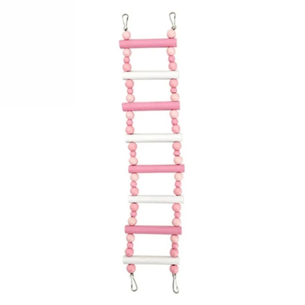 Wooden Bridge Swings Hanging Parrot Ladder New Climbing Ladder Toys  for Parakeet Cockatiel