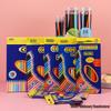 Oil-Based Colored Pencil Set for Children - Available In 12, 18, 24, and 36 Colors - Ideal for Elementary School Drawing
