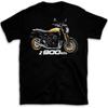 Men's Z900 RS Japanese Motorcycle Classic T-Shirt 100% Cotton Round Neck Motorcycle T-Shirt Summer Short Sleeve Casual T-Shirt