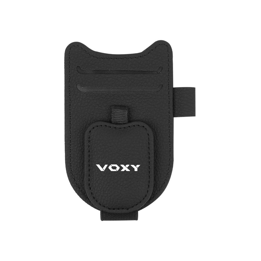 Держатель для солнцезащитных очков для подходит Voxy 80 90 включает держатель для карт и ручки прочная ПУ кожа автомобильный держатель для очков магнитный и милый дизайн с ушками кошки с Многофункциональный