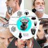 7 головок Беспроводная электрическая бритва для мужчин 6 в 1 Freedom Grooming Head Shaver с триммером для волос в носу, бакенбардами, водонепроницаемые бритвы для влажной и сухой уборки, USB-набор
