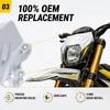 JFG PP Front Light Shield Surron Ultra Bee Headlight Cover Wire Protection Fairing for Dirt Bike Motocross