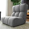 YAMAZEN Chair 1 Hard To Wet Width Free Lock Function 42 Reclining Gray Sofa, Seater, (Pocket Coil), 56cm, (Space-Saving Reclining), Levels,