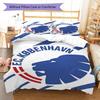 F.C. København Bedding Quilt Set Quilt Cover Pillowcase Home Decoration Birthday Gift (1 * duvet cover + 2 * pillowcase, without core)