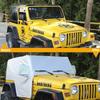 Sunshield Cover, For Jeep Wrangler TJ 1997-2006 Snow Rain Cover Weatherproof Car Cover Body Dustproof UV Protector-A87Q