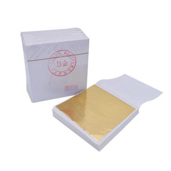 Индивидуально упакованная фольга с имитацией золотого и серебряного листа, бумага для рукоделия, эпоксидная смола, фольга для рукоделия, бумага для изготовления ювелирных изделий для ногтей