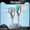 VAORLO Dual 180° Rotation Charging Cable Nylon Data Cable Type-C 65W Fast Charge For Xiaomi Huawei Phone Line