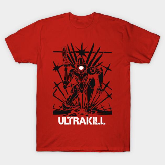 Хлопковая футболка Ultrakill 2026 Новый Модель футболка индивидуальность Одежда Одежда на весь год Короткий рукав Классический популярный товар Для пар
