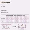 Fashion Bow 2025 Spring New Plus Size High Heeled Shoes Women Square Head Strap Fashion Dance Shoes Zapatos De Mujer