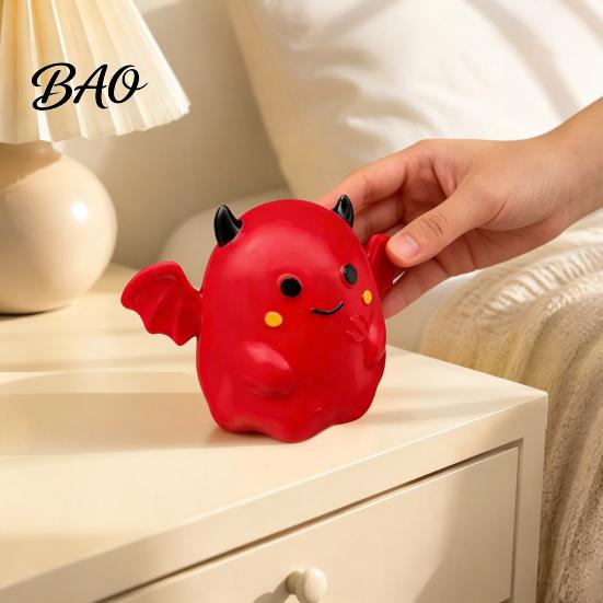 Ghost Sensory Fidget Toys Halloween Squeeze Toy, Angel Demon Stress Relief Toy Slow Rebound Ball Party Favors Squeezing