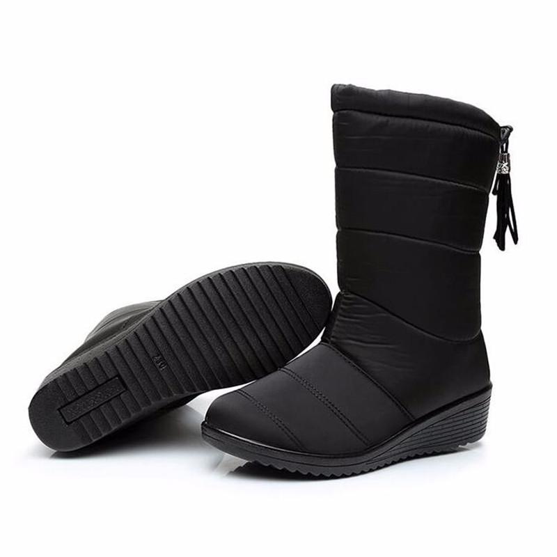 Новые женские ботинки, зимние женские ботильоны, непромокаемые теплые женские зимние ботинки, женская обувь