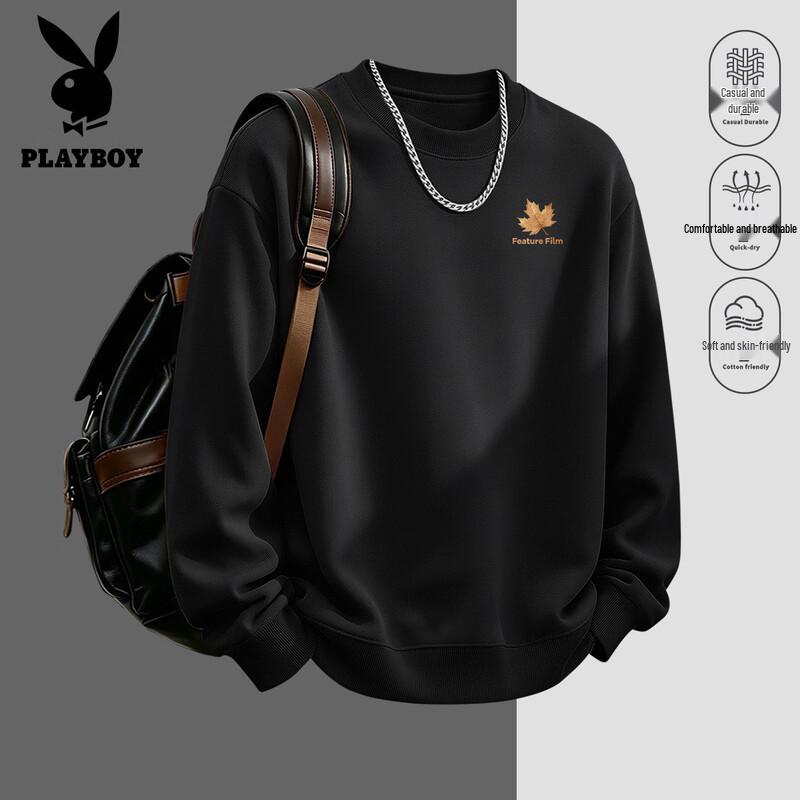 PLAYBOY Мужская американская повседневная свободная толстовка-пуловер