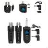 Audio Transmitter Receiver Microphone Wireless System for Guitar Dynamic Mic