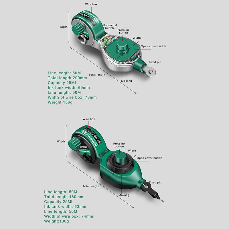 Прочные чернила для разметок, чернила для маркера для линий, строительный маркер, чернила, ручные инструменты для плотника
