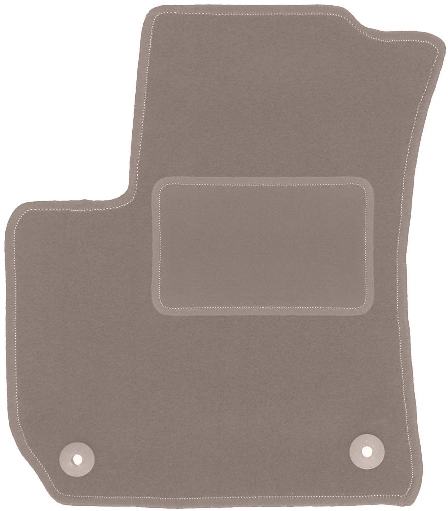 Beige driver's mat for: Opel Zafira B minivan (2005-2014)