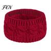 Fashionable Hair Accessories for Winter Knitted Headband Women, Soft Fleece Lined Thermal Cold Weather Ear Protection Band, Thickened Plush