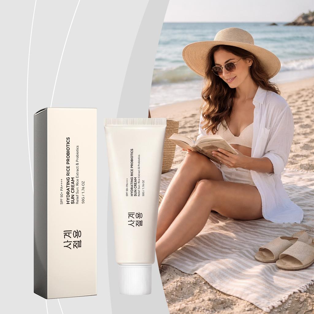 Rice Extract Probiotics Moisturizing and Protective Cream Lightweight