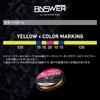 Gosen Answer Wild Jerk PE9 Sinking Yellow Base Color (150m, + Marking, 0.5 Size, GEAW91505)