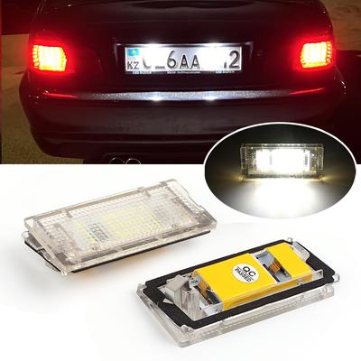 Светодиодная подсветка номерного знака Светодиодная подсветка Canbus Auto Tail Light Белые светодиодные лампы 2 шт. Лампа для номера автомобиля Для BMW 3er E46 4D