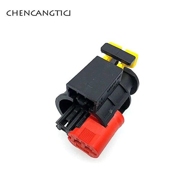1 Set 2/3 Pin Tyco Auto Wire Harness Connector Sealed Sensor Fuel Injector Ignition Coil Socket Plug 284426-1 284425-1