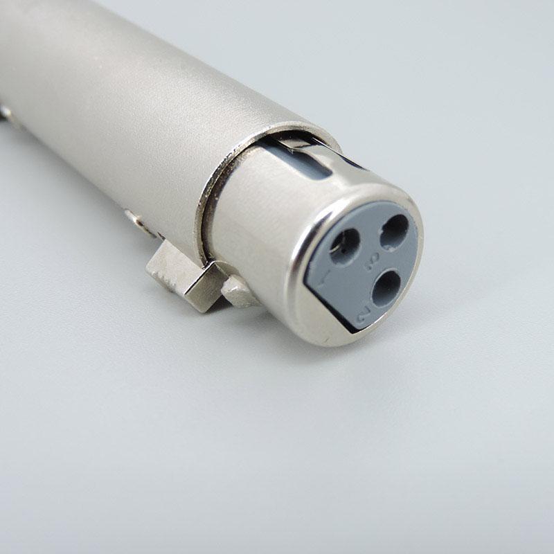 1 шт. металлический 3-контактный 3-ядерный XLR разъем «мама-мама» аудиокабель для подключения микрофона разъем адаптера xlr «мама» к xlr «мама» a1