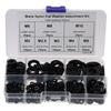 550Pcs Black Flat Washer Assortment Kit Sealing Washers for Screw Bolt  Electrical Connection