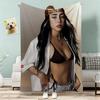 Nicki Nicole Singer Alma Throw Lightweight g Flannel Blanket Soft Skinfriendly for Summer Cooling