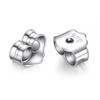 50Pieces Post Pierced Earring Backings Secure for Studs Safety Butterfly Ear
