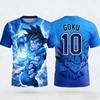 2026 Новая мужская футболка с 3D-печатью Dragon Ball Goku, Футбольная футболка, Детская футболка с аниме, Специальная