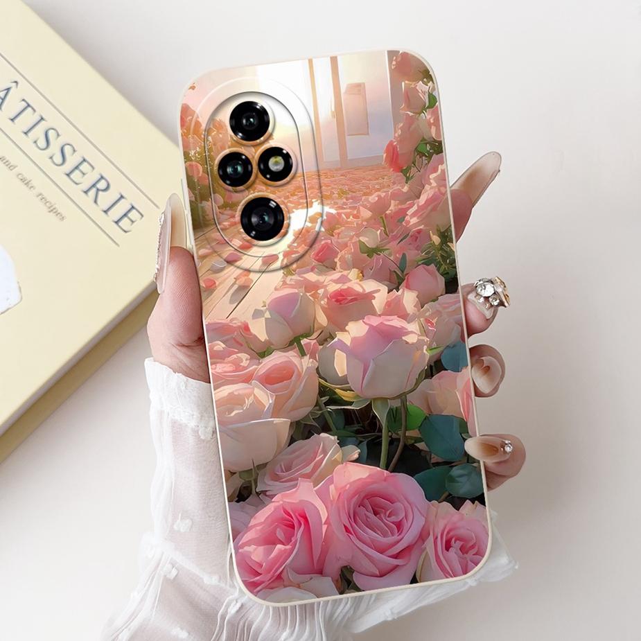 For Honor 200 Pro Case ELP-AN00 Cute Panda Cartoon Cover Shockproof Soft TPU Phone Case For Honor 200 Pro Honor200 Fundas Bumper