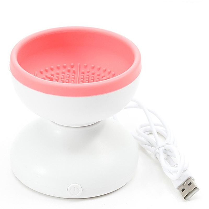Electric Makeup Brush Cleaner Machine Makeup Brushes Stand Lazy Cleaning Washer Quick Dry Powder Puff Beauty Egg Cleaning Tool