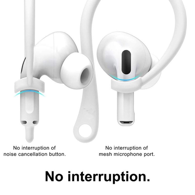Магнитный спортивный зажим для уха Air Pods Pro 3-го поколения Гибкий силикон Для улучшения стабильности