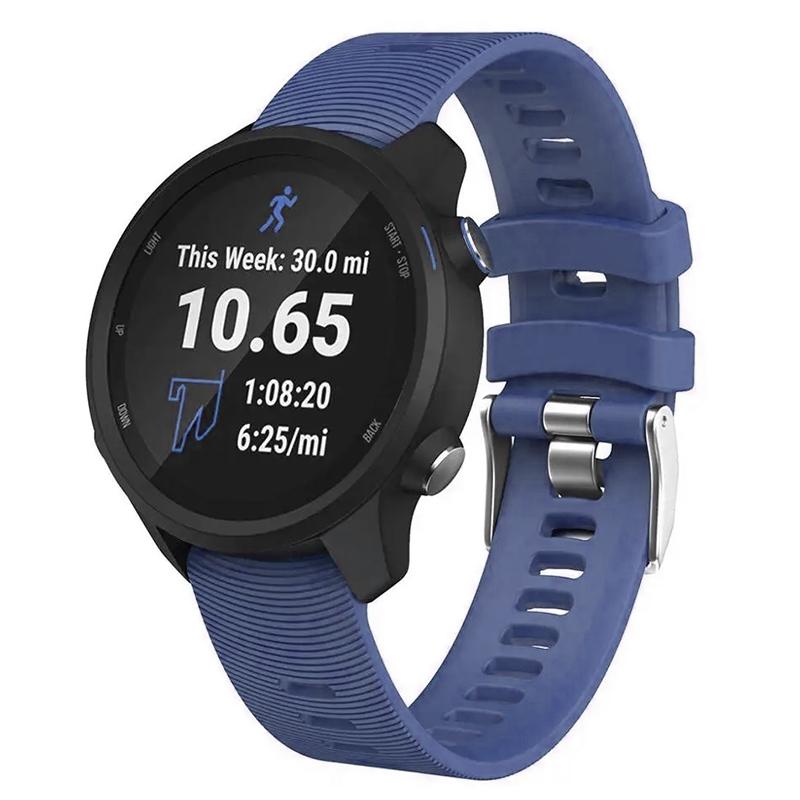 20 мм цветной ремешок для Garmin Forerunner 245 245m 645 Music Vivomove 3 HR Sport силиконовый ремешок для смарт-часов