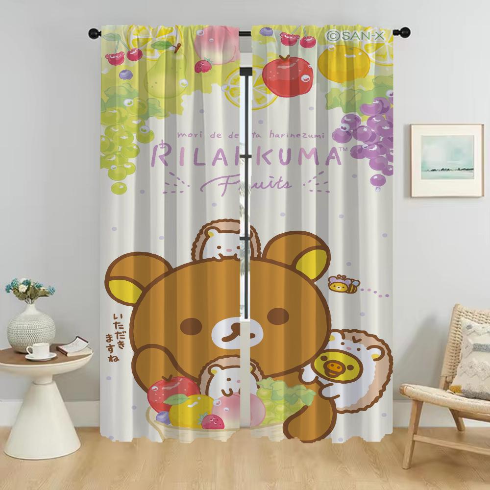 Кухонные шторы для спальни Rilakkumaes Разделительные шторы Шторы Детская комната Блэкаут штора Украшение на Хэллоуин Гостиная Панель