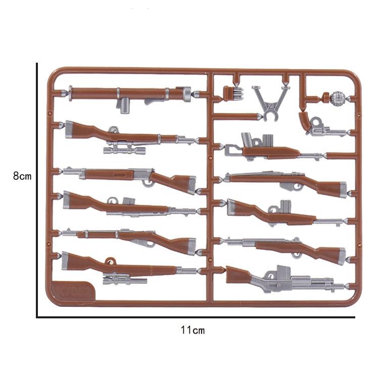 US Airborne 101ST Soldier Figures Building Blocks Officer Army Warrior Infantry Military Accessories Gun Weapons Brick Toys GR03
