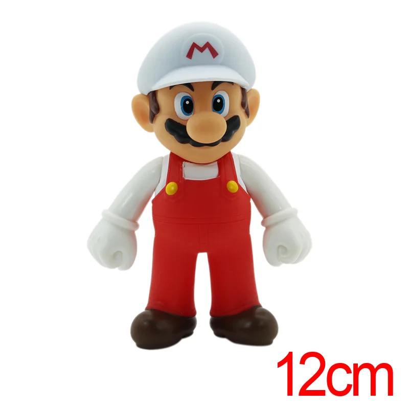13cm Super Plumber Series PVC Action Figures Mario Luigi Yoshi Bowser Character Model Dolls Collectible Toys