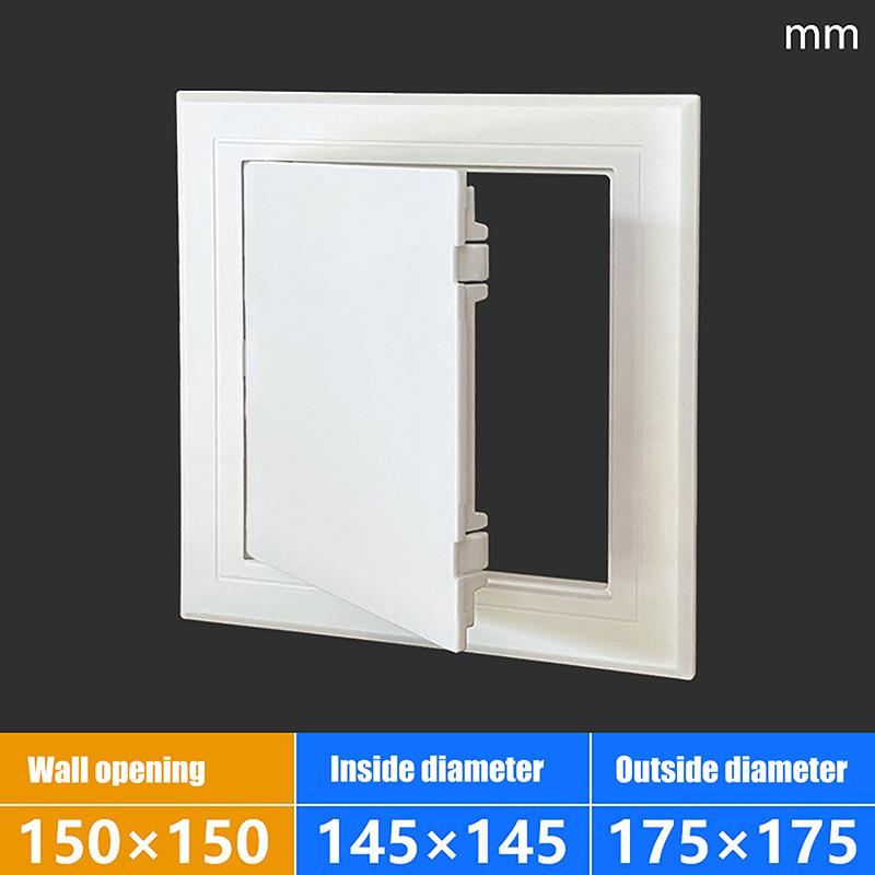 1Pc Access Panel Inspection Hole Pvc Access Doors Wall Ceiling White Hatch Cover Universal Plastic Push-Type Inspection Port