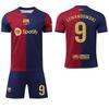 2024-25 Барселона золотая домашняя футболка #9 Левандовски #19 Ямаль Футбольные футболки