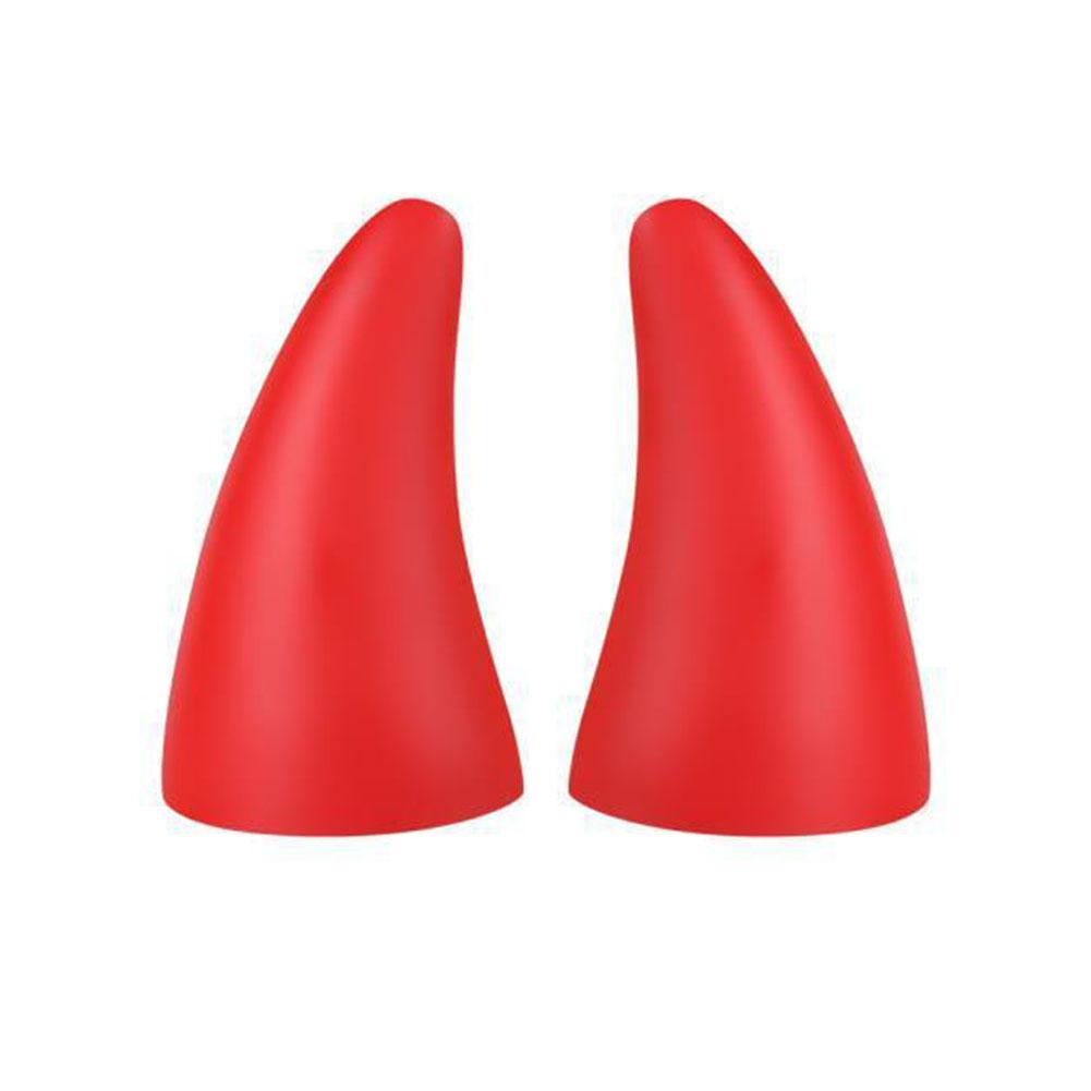 Car Roof Decoration 3D Stereo Car Sticker Cute Personality Horns Sticker Cute Anti-col V2N8