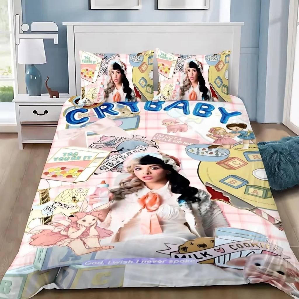 Пододеяльник Melanie Martinez 3D Изысканный кукольный домик Цифровая печать Комплект постельного белья Одеяло Кровать Молодежь Домашний декор Дети Девочки Подарок
